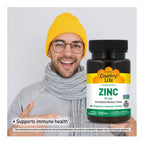 Country Life Chelated Zinc 50 mg Immune Support - 100 Tablets - image 2