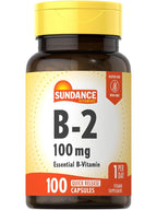 Sundance Vitamin B-2 100mg - 100 Capsules