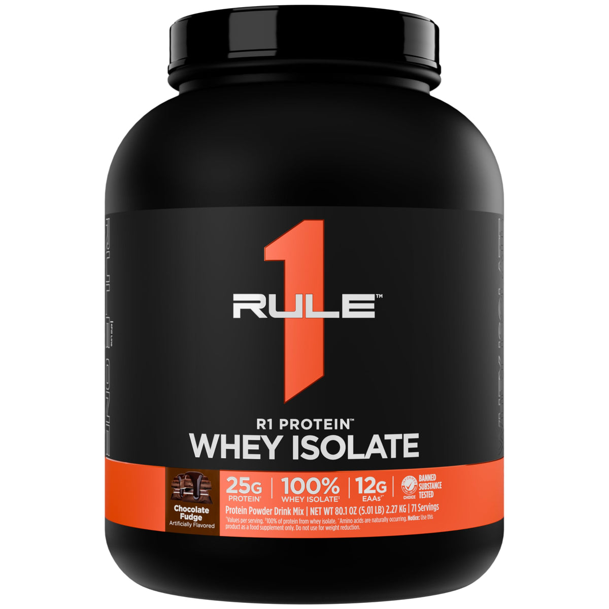 Rule 1 R1 Protein Whey Isolate - with 25g Protein & 6g BCAA