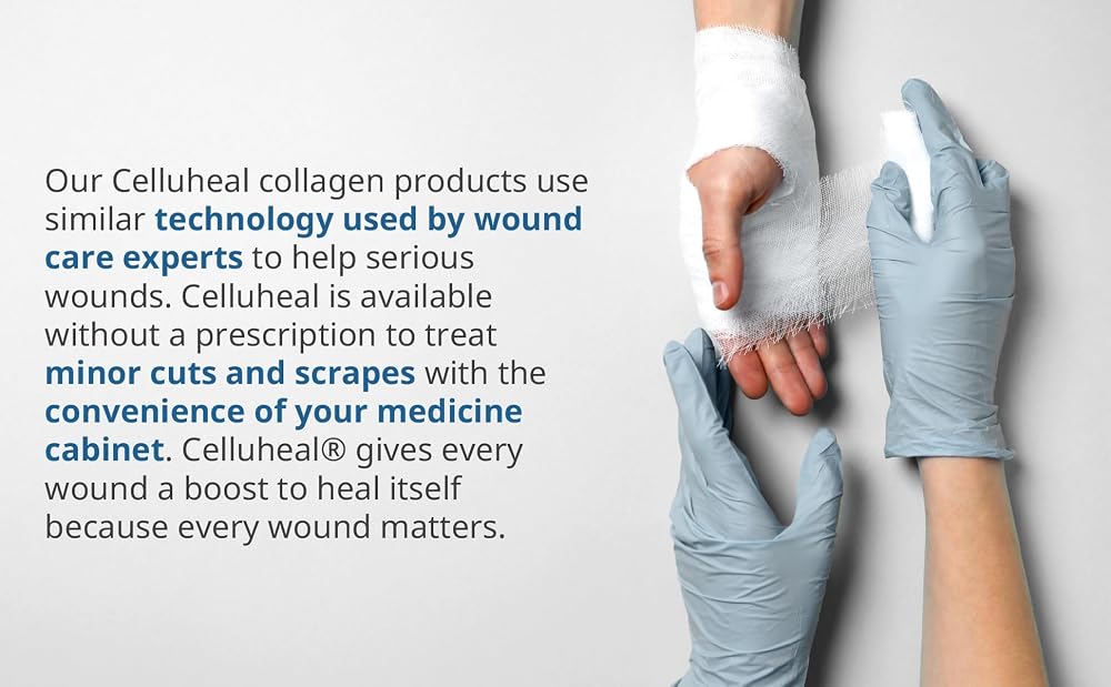 Celluheal Cellufil Collagen Particles for Advanced Wound Care 100%
