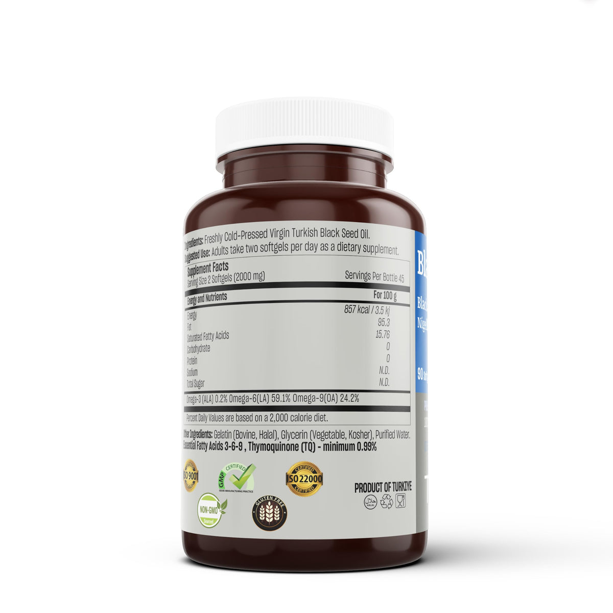TALYA Black Seed Oil Softgel Immune Support - 90 Softgels - image 2