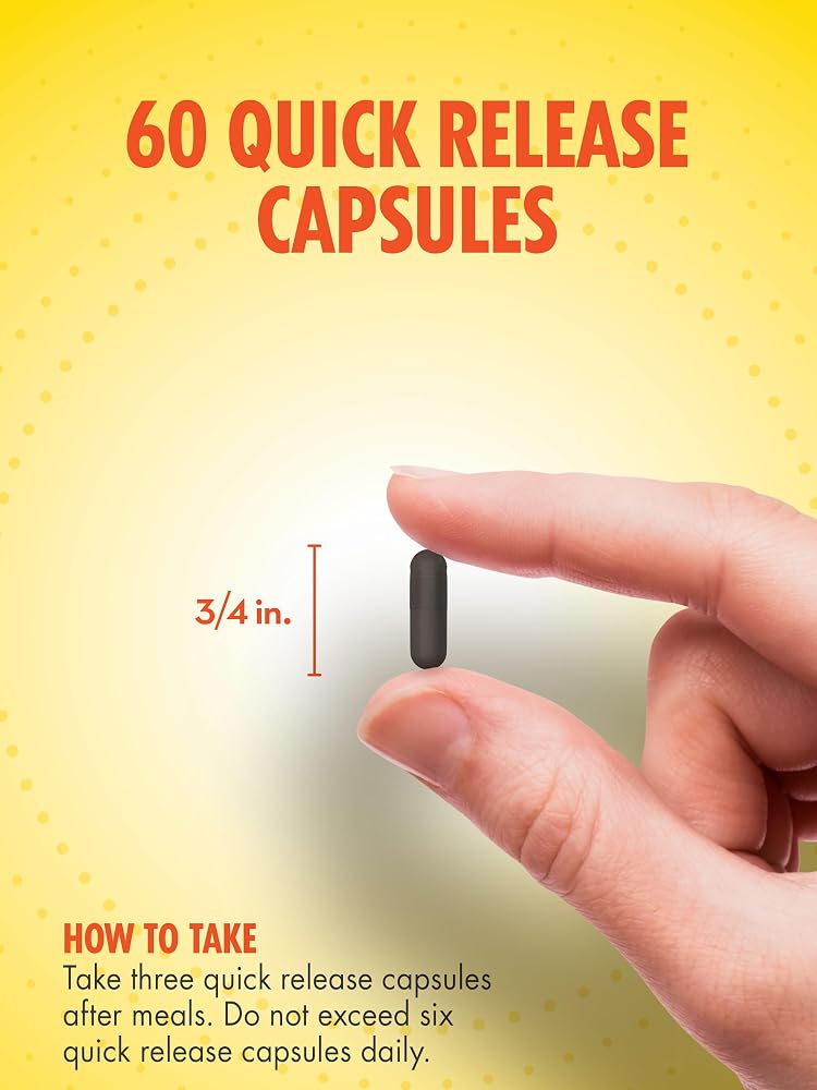 Sundance Activated Charcoal 780mg - 60 Capsules - image 4