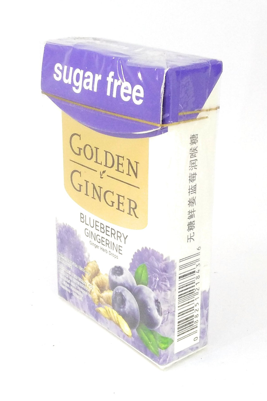 Golden Ginger Blueberry Gingerine Herb Drops Sugar Free - 2 x 45g - image 3