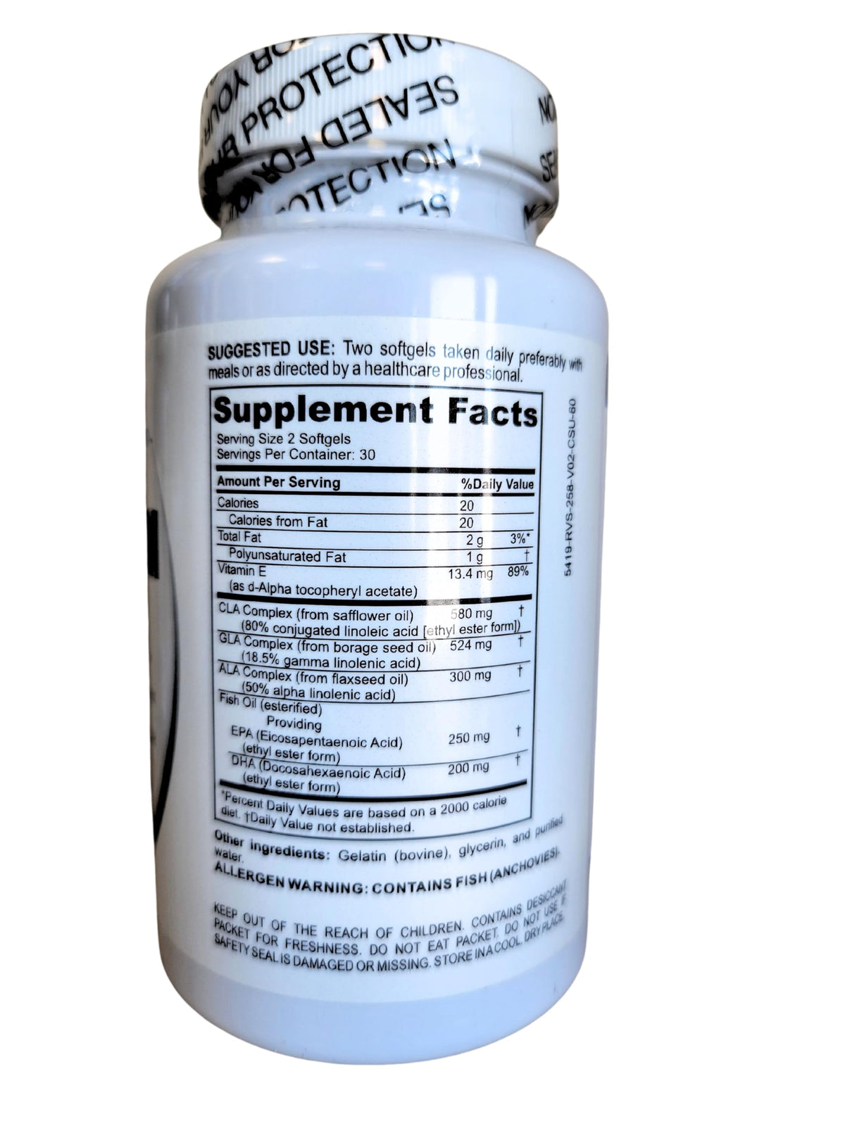 Pride Nutrition Premium EFA Omega 3-6-9 Supplement - Softgels - image 2