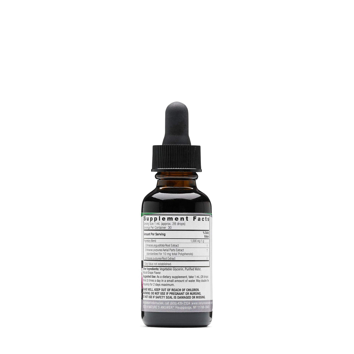 Nature's Answer Echinacea with Grape Liquid Extract - 1 oz - image 2