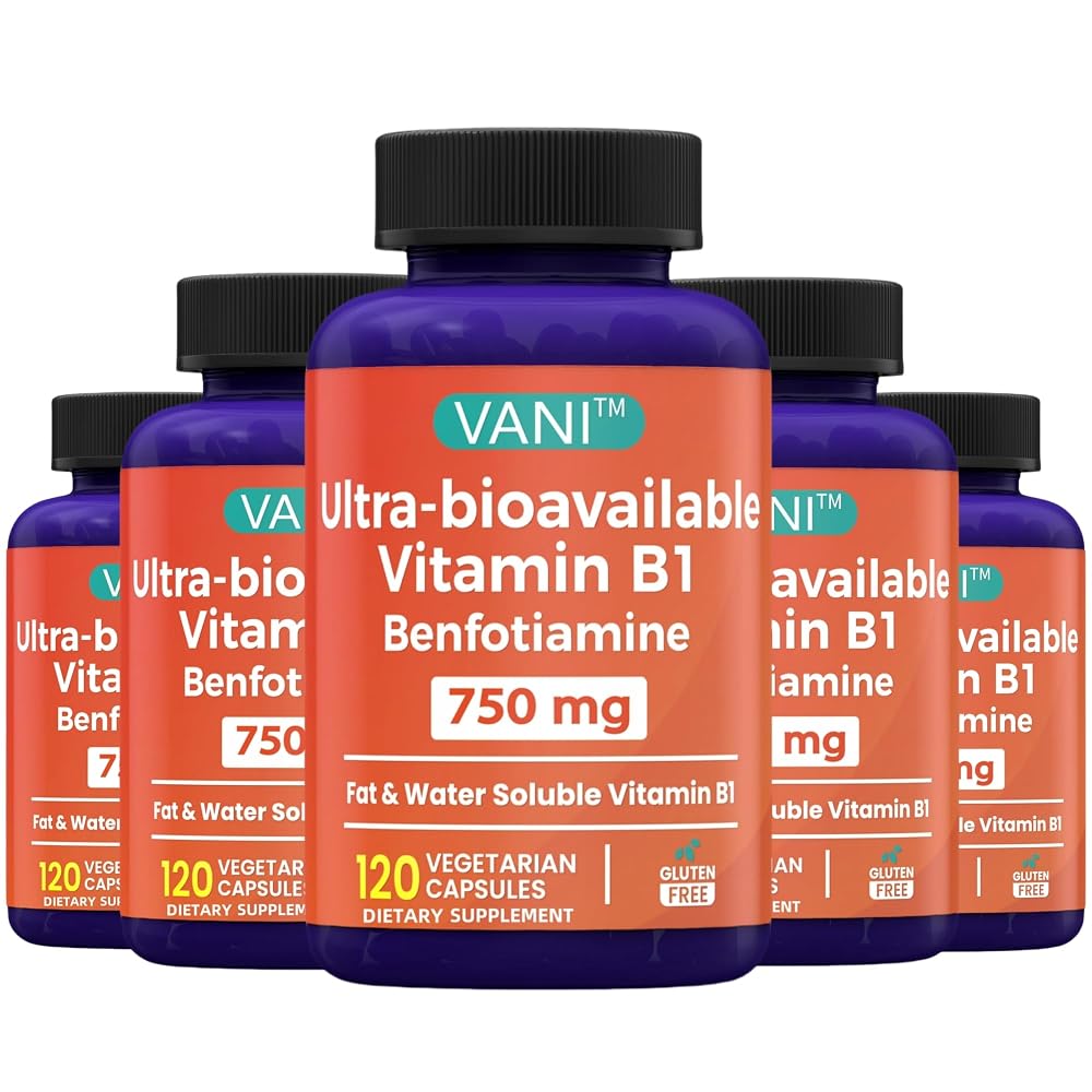 VANI Mega Benfotiamine 750mg with Vitamin B-1