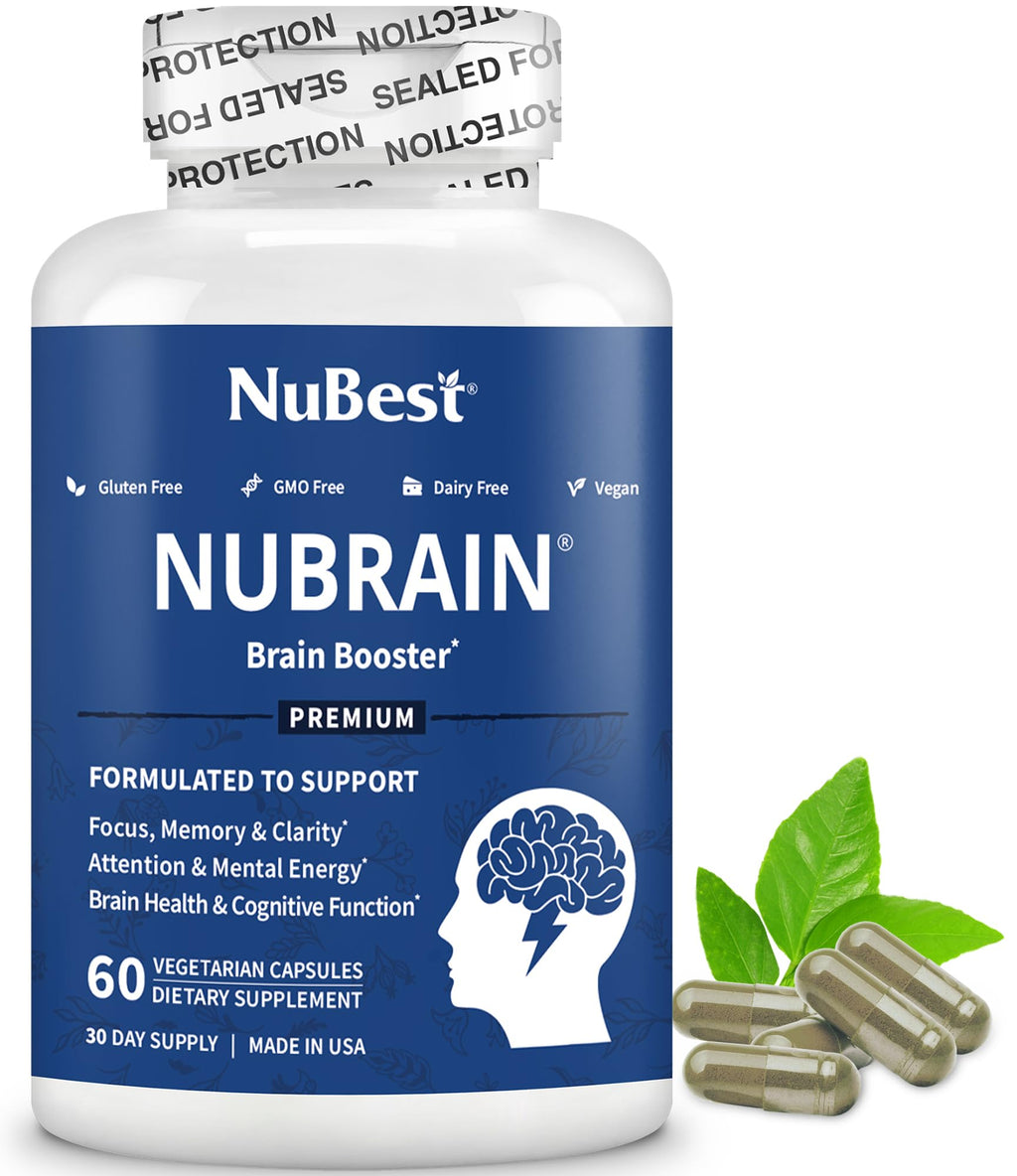NuBest NuBrain Booster - Brain Supplement for Brain Booster