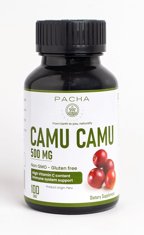 Pacha Superfoods Camu Camu Capsules 500mg - 100 Capsules