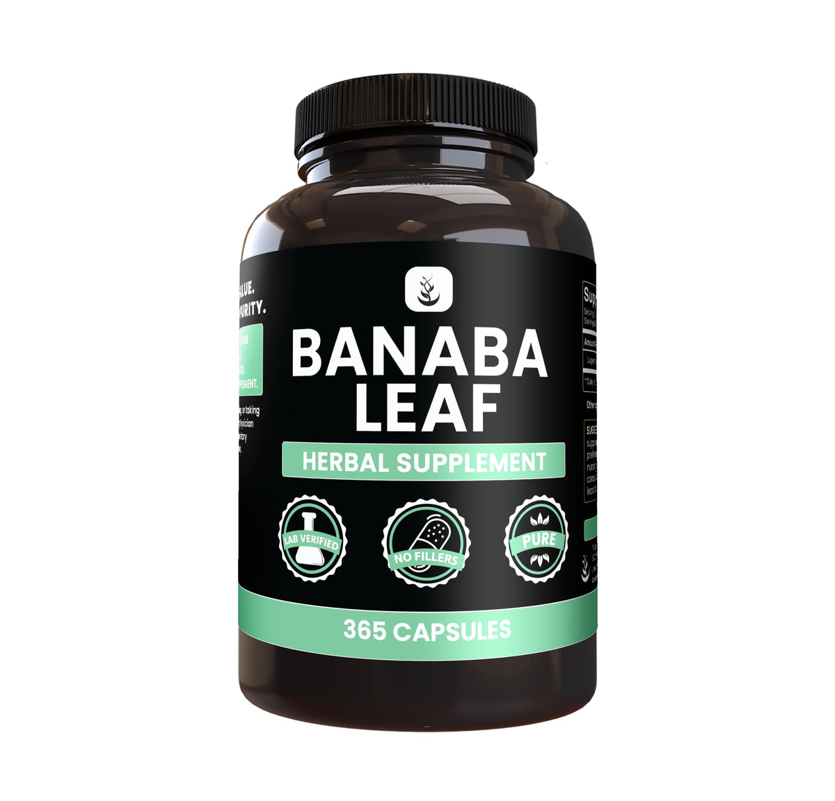 PURE ORIGINAL INGREDIENTS Banaba Leaf Extract - 365 Capsules