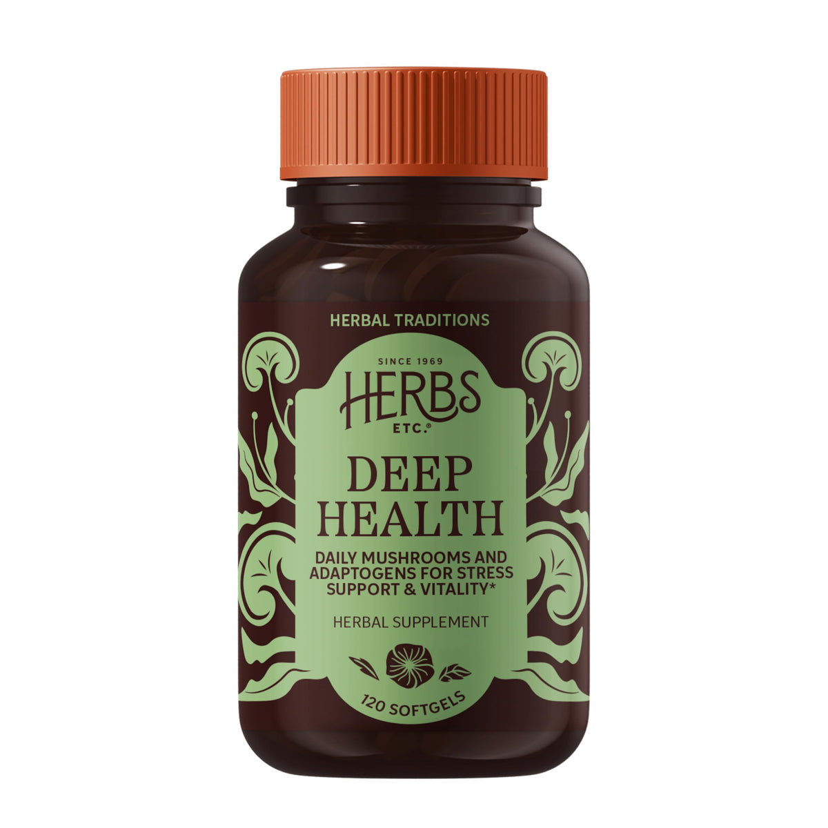 Herbs Etc. Deep Health - Daily Use Adaptogen Supplement - Aids Immune
