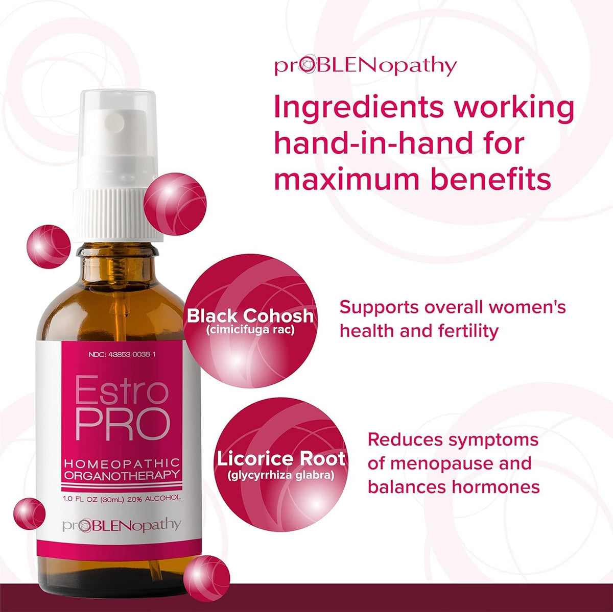proBLENopathy Estrogen Supplement for Women Oral Spray - 30 ml - image 3