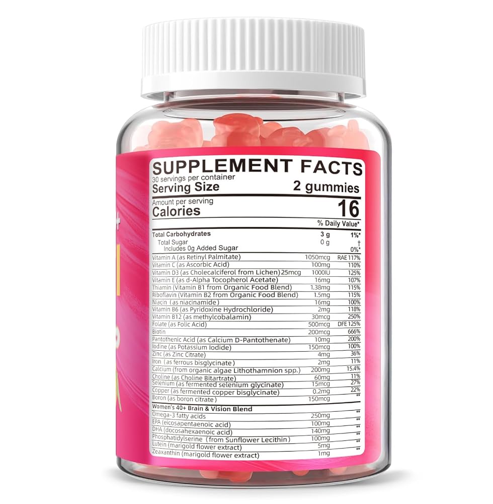 Lerinettia Multivitamin for Women 40+ - 60 Gummies - image 2