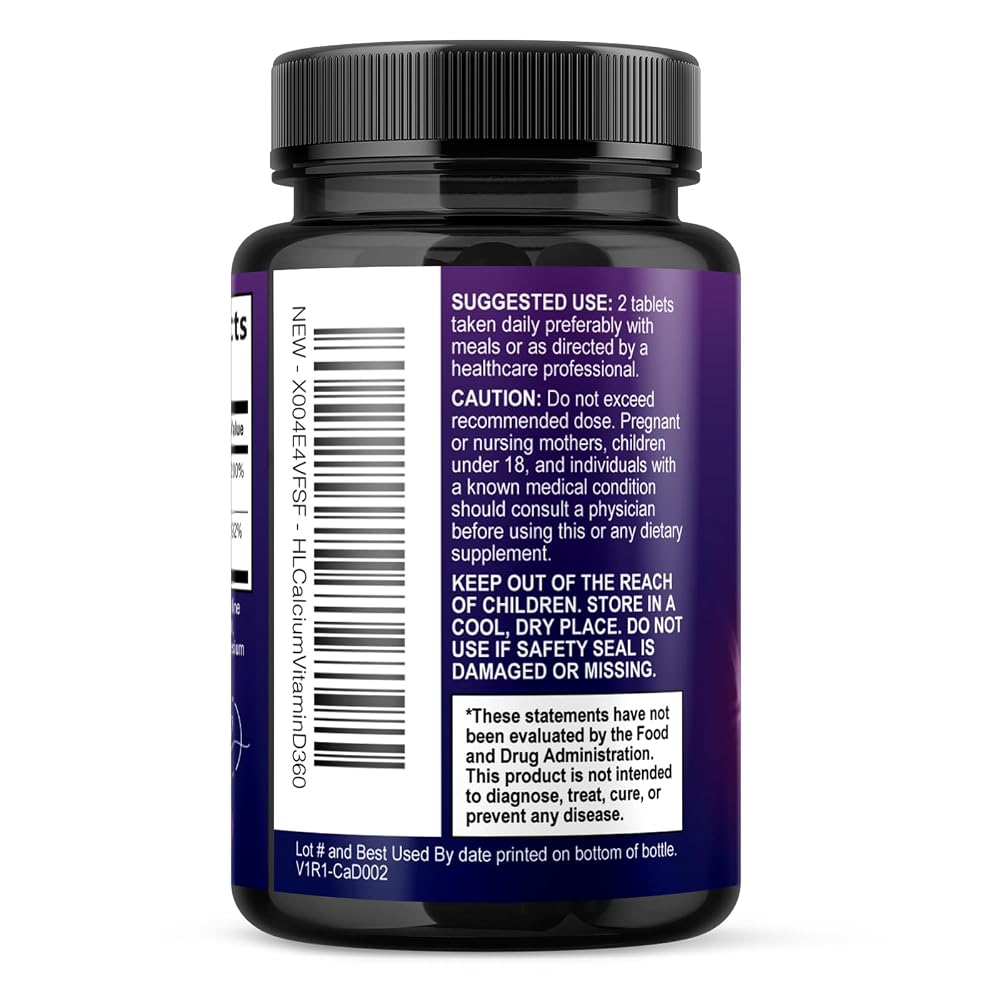 Hello Lovely! Calcium 1200 mg per Serving with Vitamin D3 - Bone