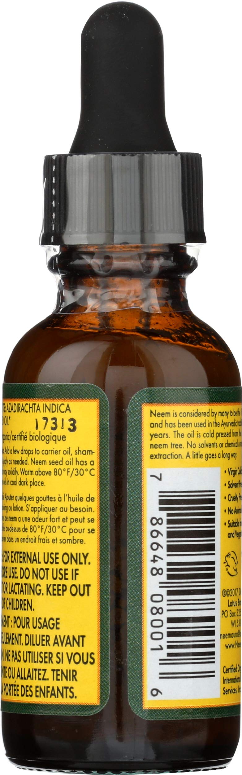 NEEMAURA Neem Aura Organic Neem Seed Oil - 1 Fl Oz - image 2