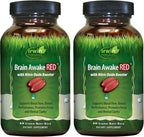 Irwin Naturals Brain Awake RED Focus & Mental Clarity - 120 Softgels