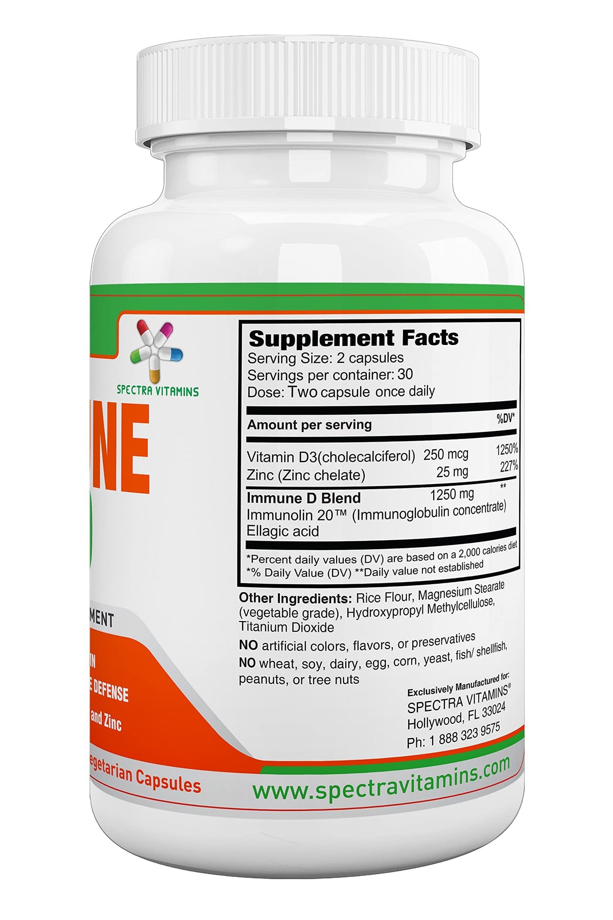 Spectra Vitamins Immune D Support Dietary Supplement - 60 Capsules - image 6
