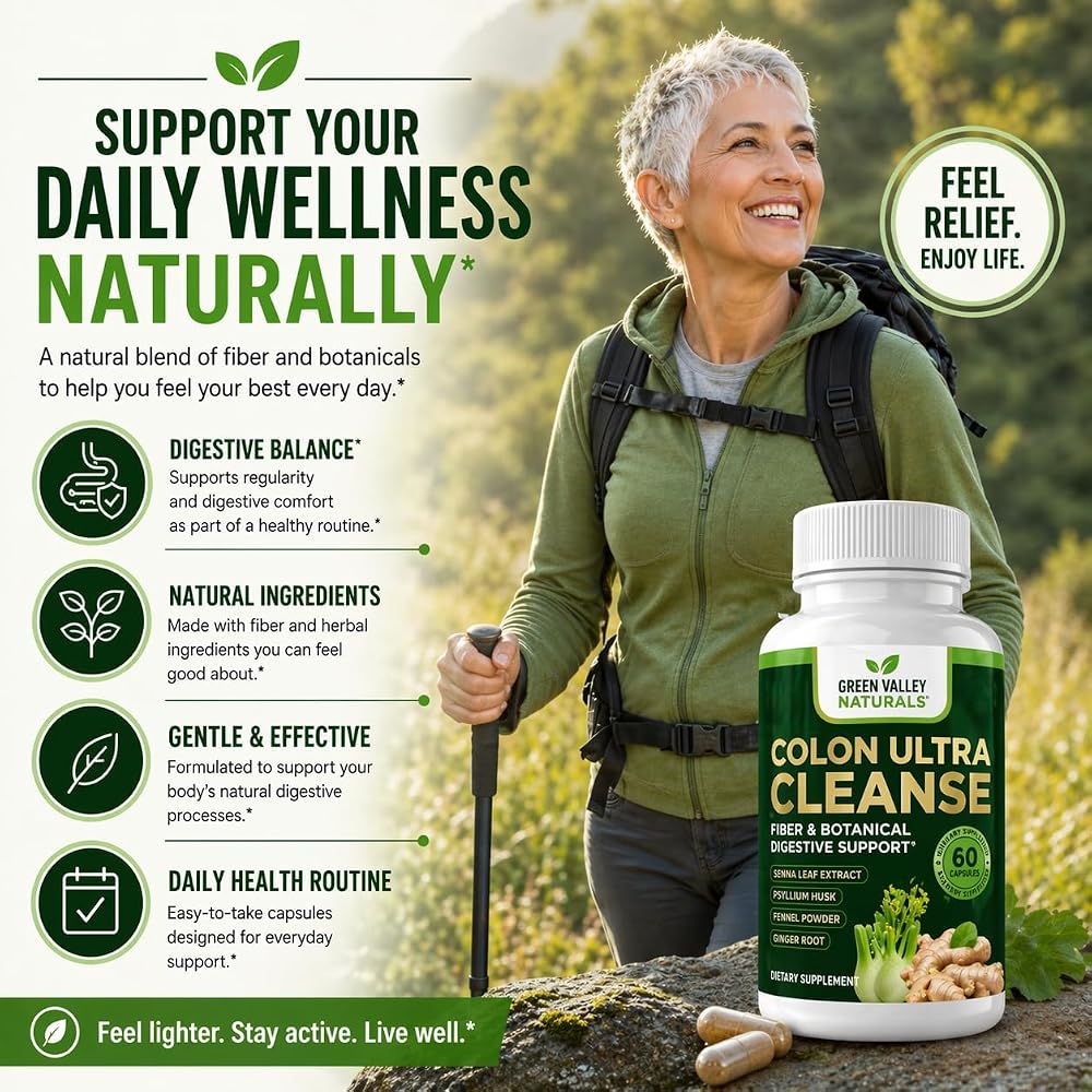 Green Valley Naturals Colon Ultra Cleanse Digestive Support - 60 Capsules - image 2