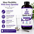 Life Solutions Liquid Alpha Lipoic Acid 50 mg Antioxidant Support - 16 fl oz - image 6