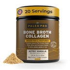 Paleo Pro Grass Fed Bone Broth Collagen Powder Vanilla - 12.6 oz