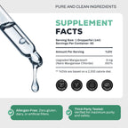 Upgraded Formulas Manganese Supplement Liquid - 2 Fl Oz - image 4