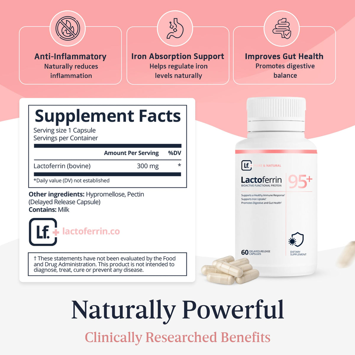 Lactoferrin Supplement 300mg