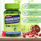 SmildeHeal Magnesium Glycinate Gummies 500mg with L-Threonate 300mg