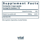 Vital Nutrients Vitamin C 1000mg Ascorbic Acid - 220 Capsules - image 2