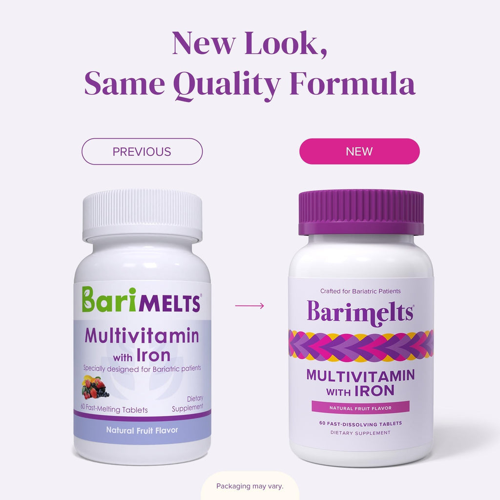 BariMelts Bariatric Multivitamin with Iron - 60 Tablets - image 6