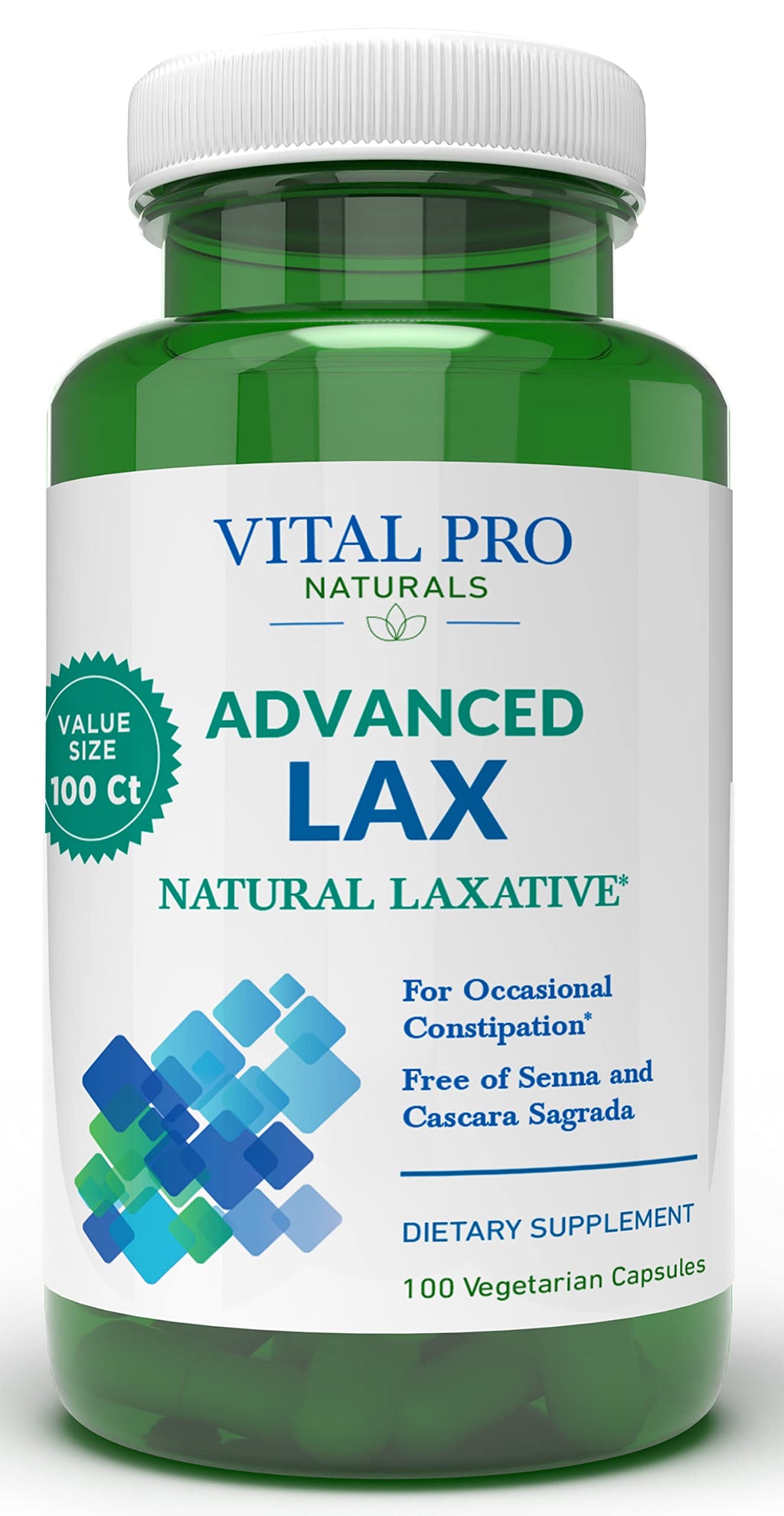 Vital Planet Advanced Lax Natural Laxative Formula - 100 Capsules
