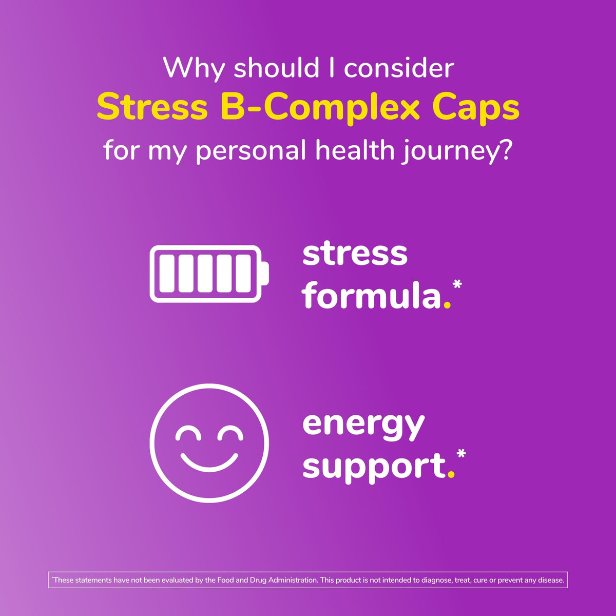 Twinlab Stress B-Complex Caps Energy Support - 100 Capsules - image 5