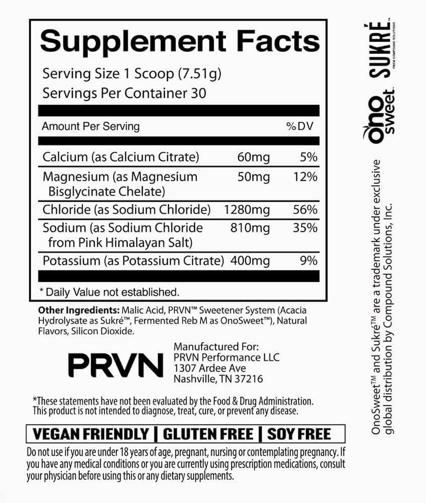 PRVN Performance Hydration+ Electrolyte Powder - 30 Servings - image 3