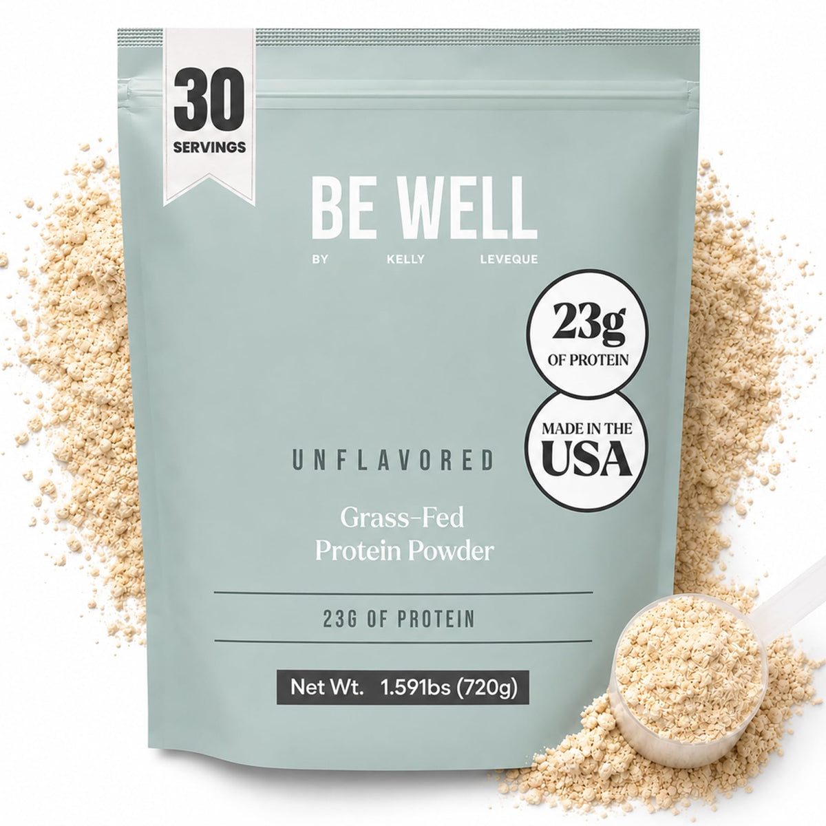 Be Well by Kelly Grass-Fed Beef Protein Powder - Swedish Grass-Fed
