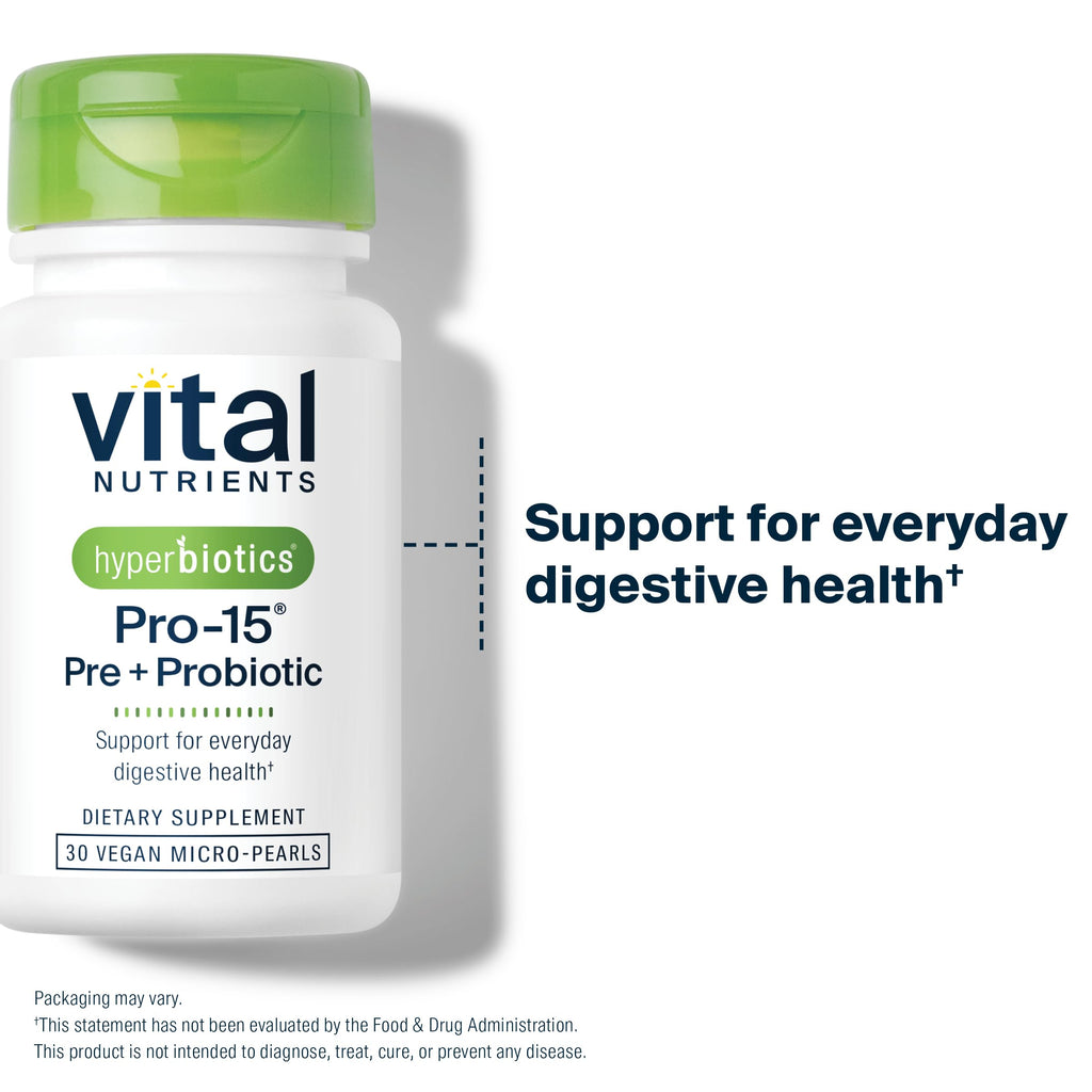 Hyperbiotics Vital Nutrients Pro-15 Pre & Probiotics - 30 Tablets - image 4