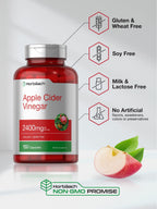 Horbäach Apple Cider Vinegar Capsules 2400mg - 150 Count - image 4