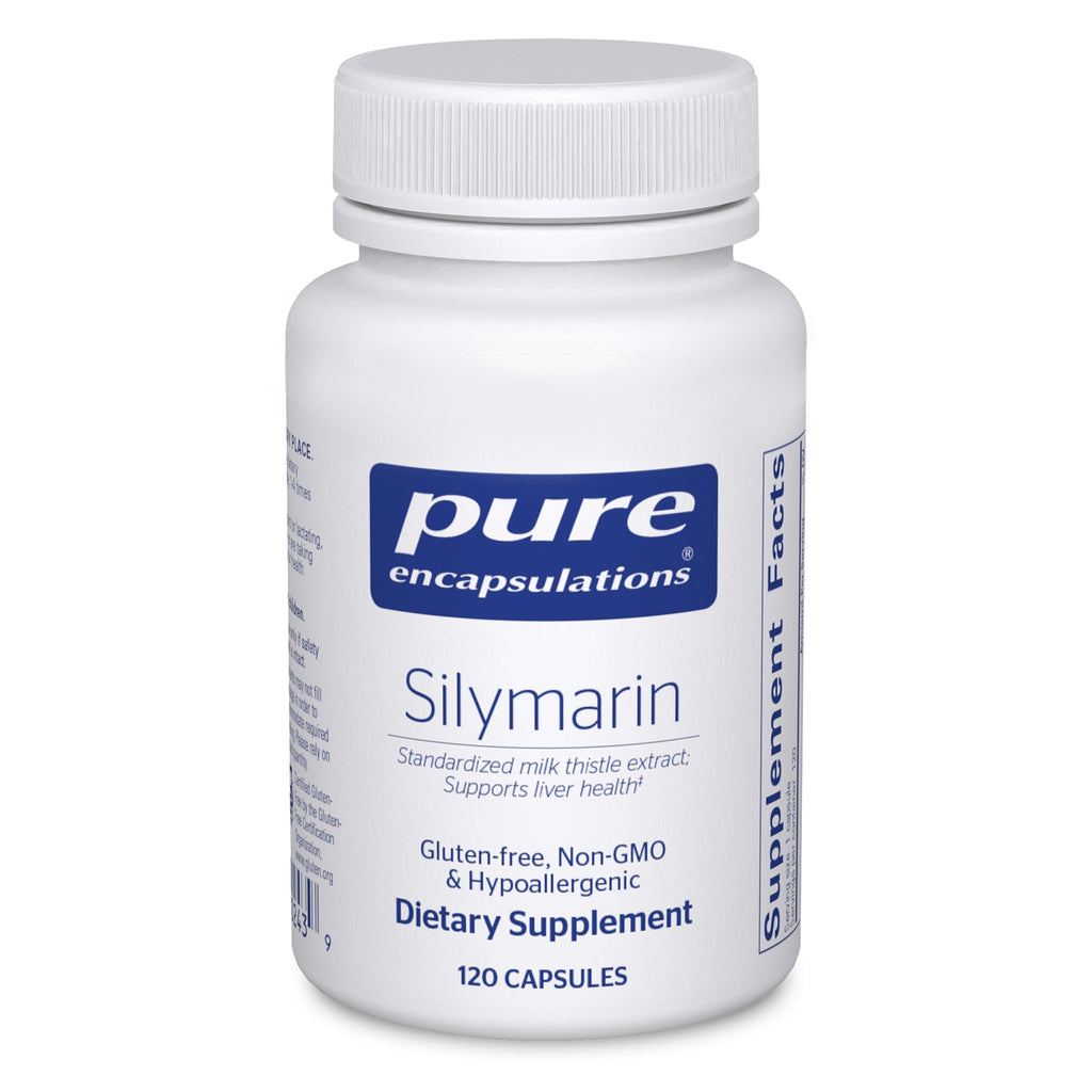Pure Encapsulations Silymarin Milk Thistle Extract - 120 Capsules