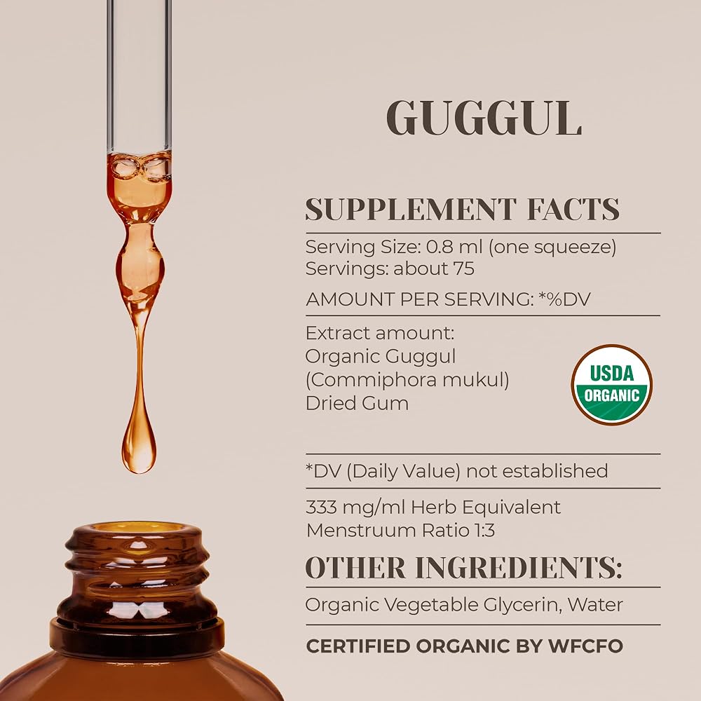 Garden Organics Guggul USDA Organic Alcohol-Free Extract