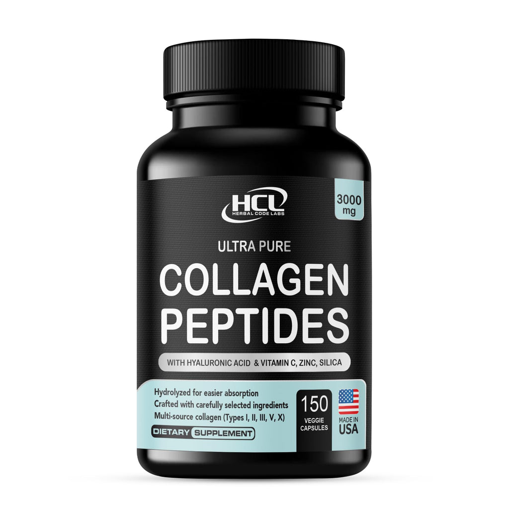 HCL Herbal Code Labs Collagen Peptides with Vitamin C - 1 Ounce