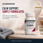 Kirkman GABA 250 mg Amino Acid Supplement - 150 Vegetarian Capsules - image 2