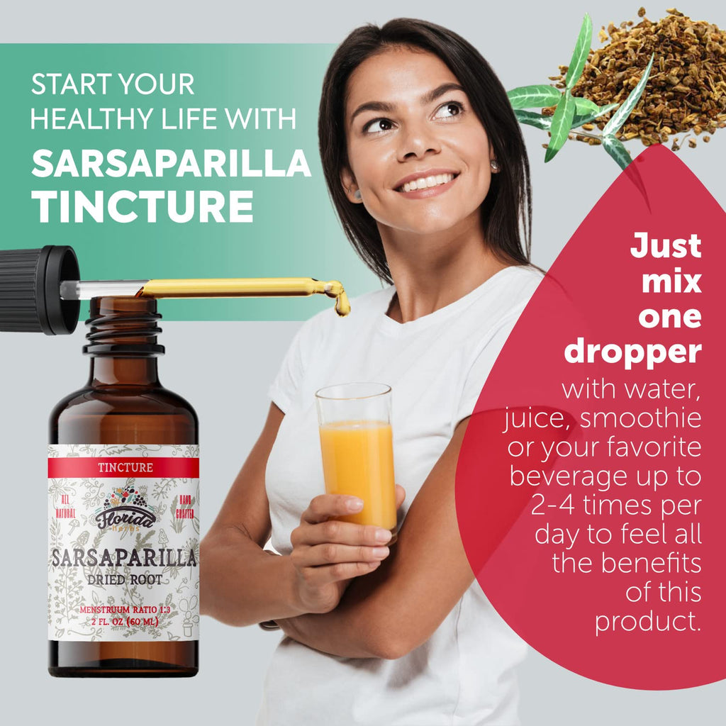 Florida Herbs Sarsaparilla Tincture Organic Extract - 2 oz - image 4