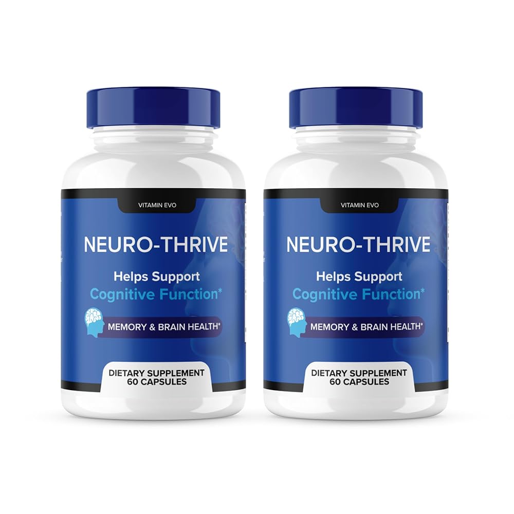 Vitamin Evo Neuro Thrive Brain Supplement with PQQ - 120 Capsules