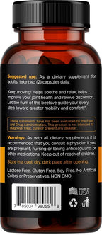 AURA VITAMINS Bee Flex Joint Support Glucosamine & Turmeric - 60 Capsules - image 9