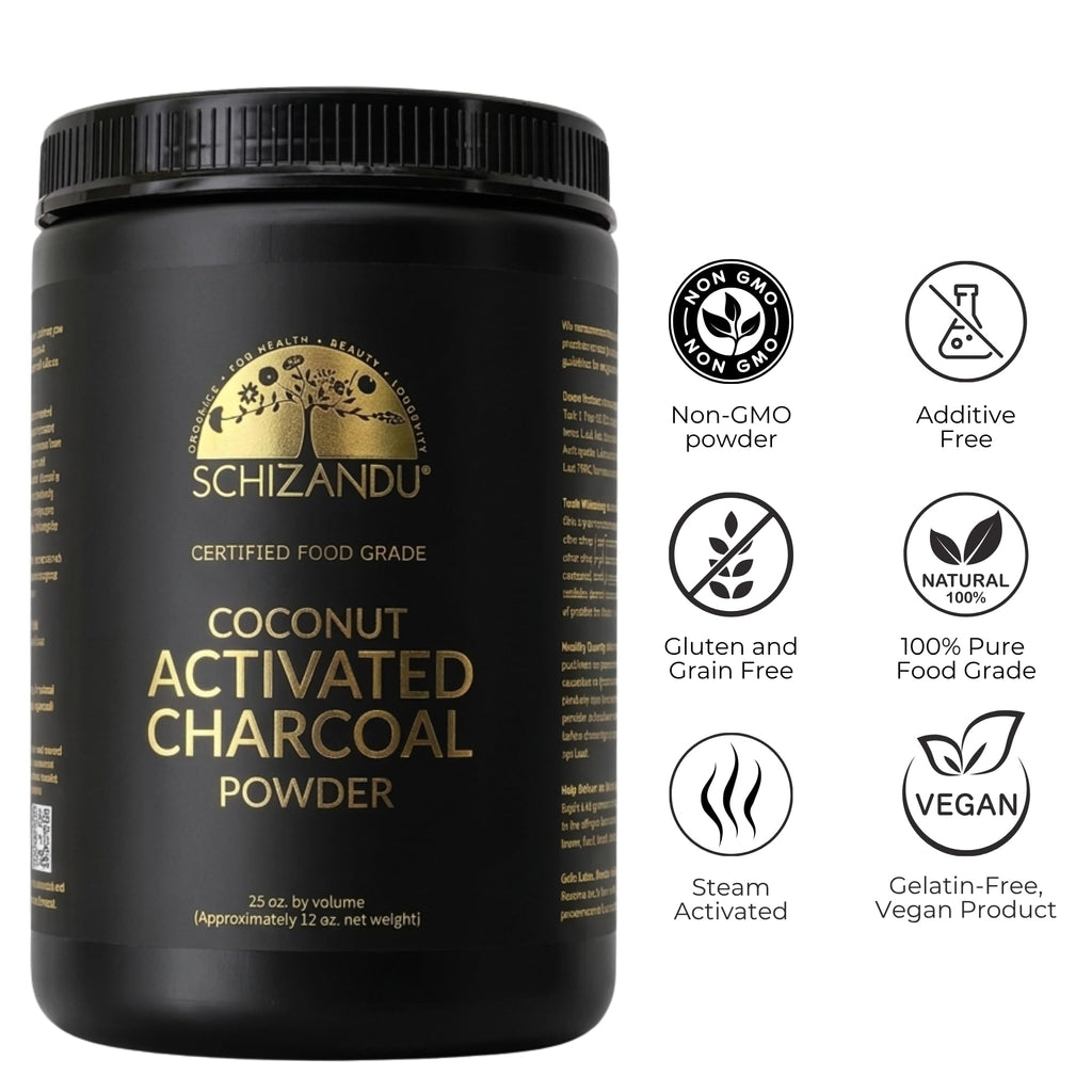 Schizandu Organic Activated Charcoal Powder - 25 oz - image 2