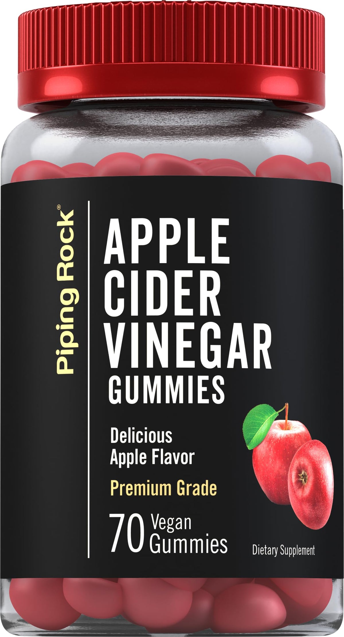 Piping Rock Apple Cider Vinegar Gummies - 70 Count