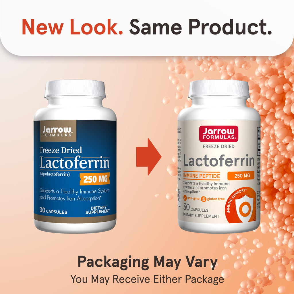 Jarrow Formulas Lactoferrin 250 mg Immune Support - 30 Capsules - image 2