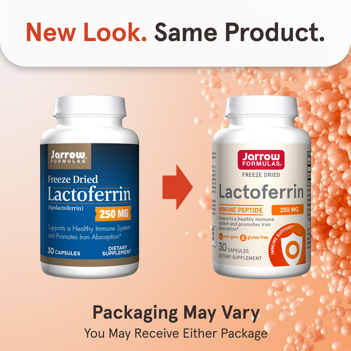 Jarrow Formulas Lactoferrin 250 mg Immune Support - 30 Capsules - image 2
