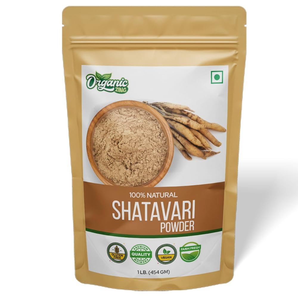 ORGANIC ZING Shatavari Powder Food Grade - 454 g