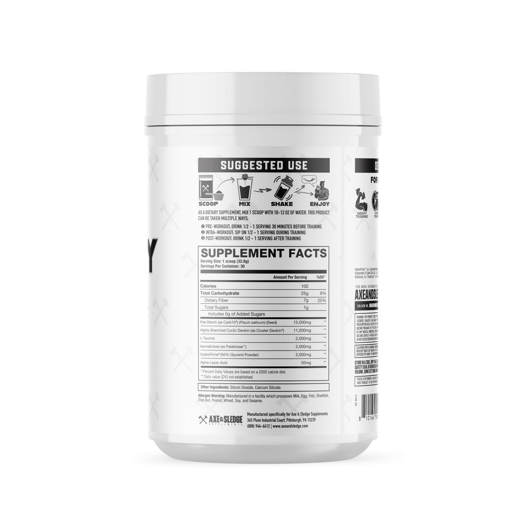 Axe & Sledge Demo Day Intra-Workout Carbohydrate Powder - 30 Servings - image 2