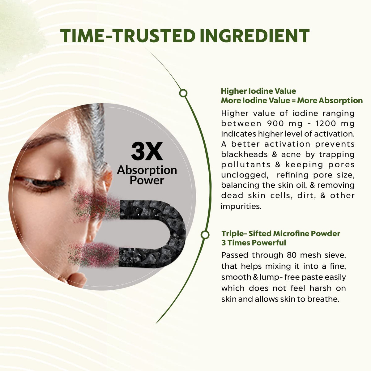 INDUS VALLEY Activated Charcoal Powder for Skin - 100g - image 4