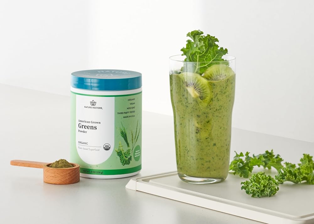 Nature Restore Organic Greens Powder - 8 oz - image 6