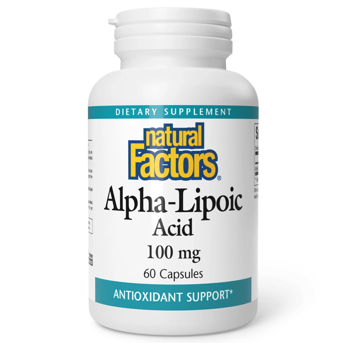 Natural Factors Alpha-Lipoic Acid 100 mg - 60 Capsules